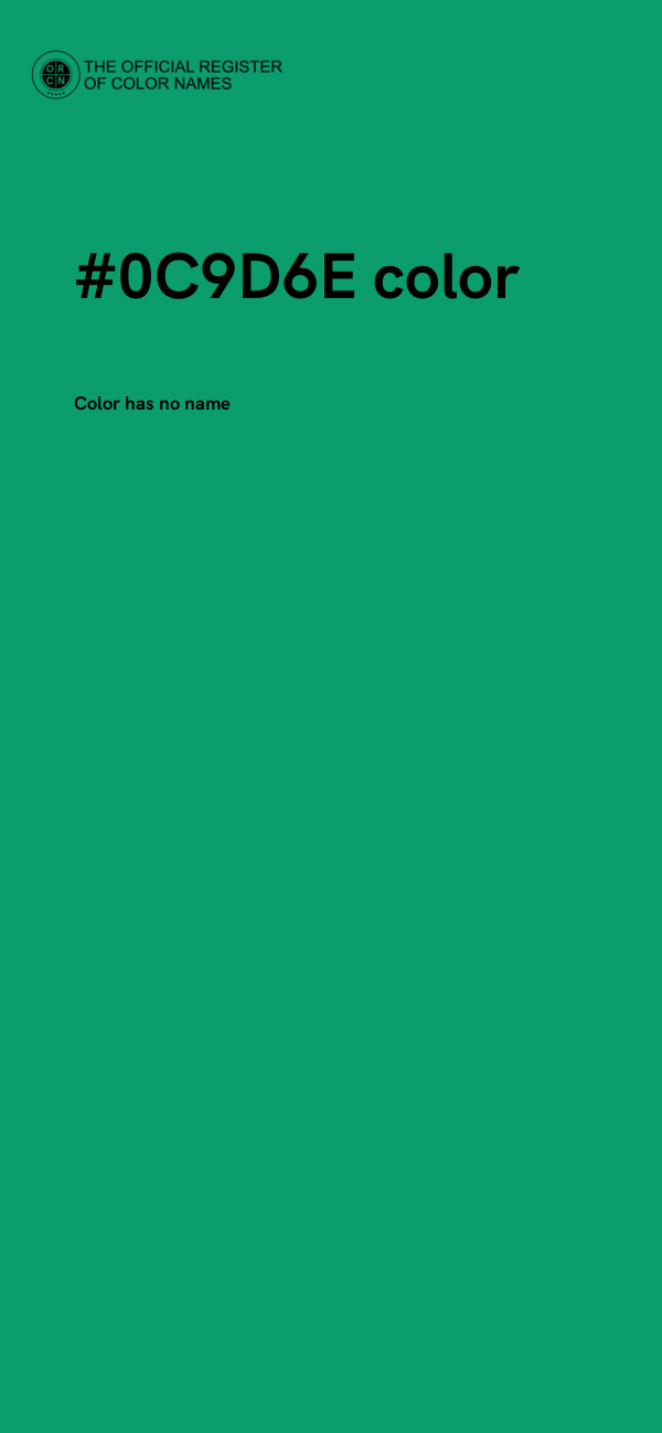 #0C9D6E color image