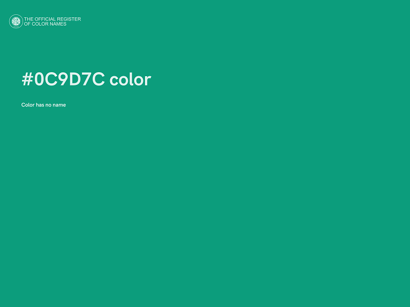 #0C9D7C color image