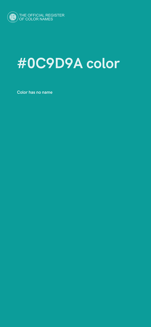#0C9D9A color image