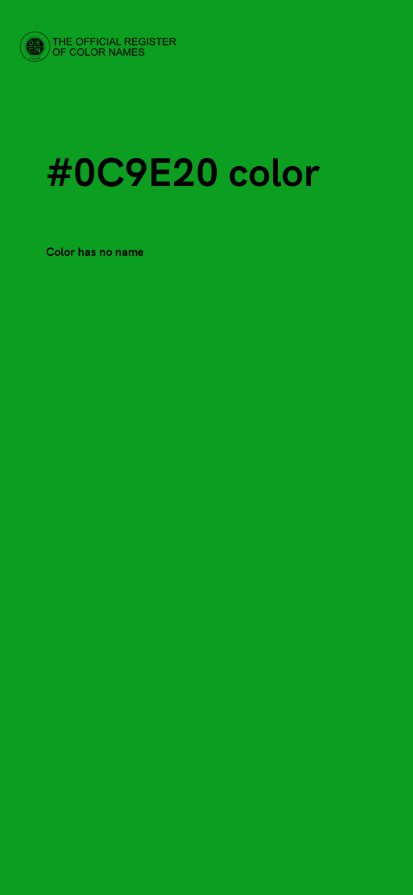 #0C9E20 color image