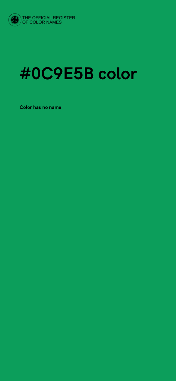 #0C9E5B color image