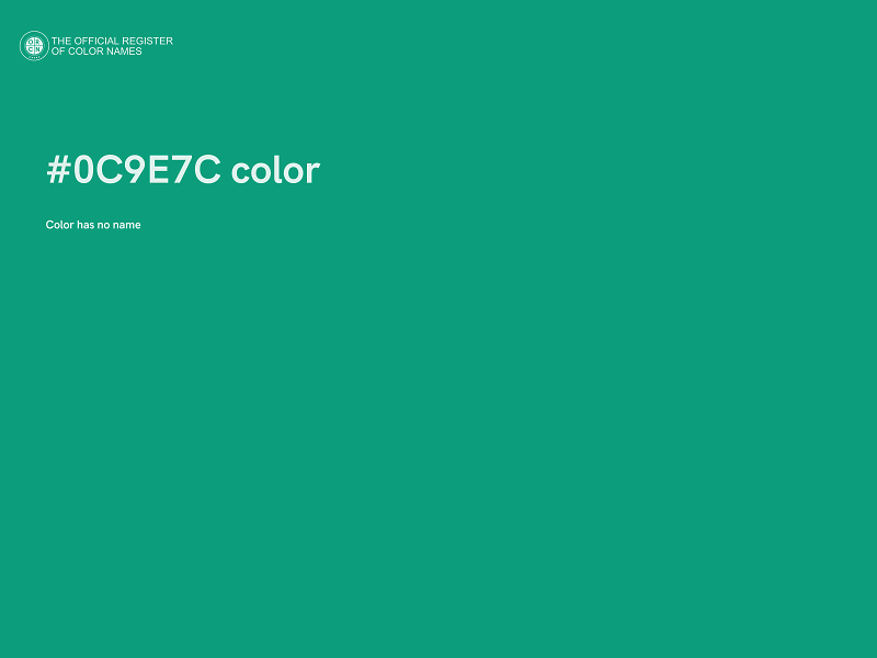 #0C9E7C color image