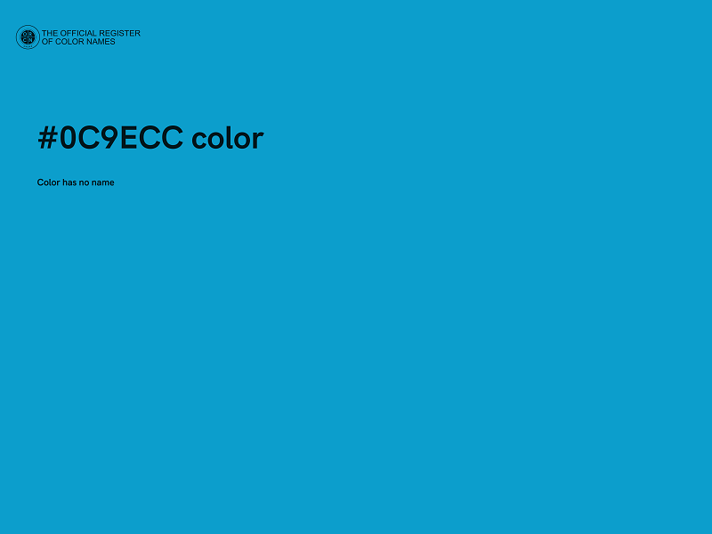 #0C9ECC color image