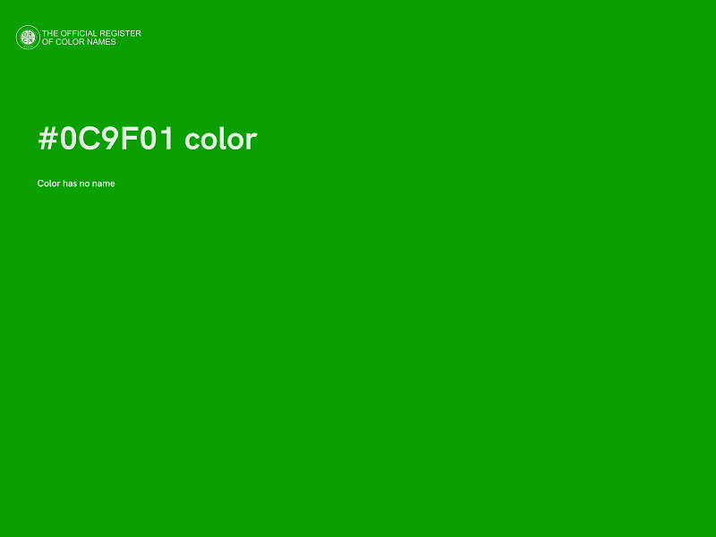 #0C9F01 color image