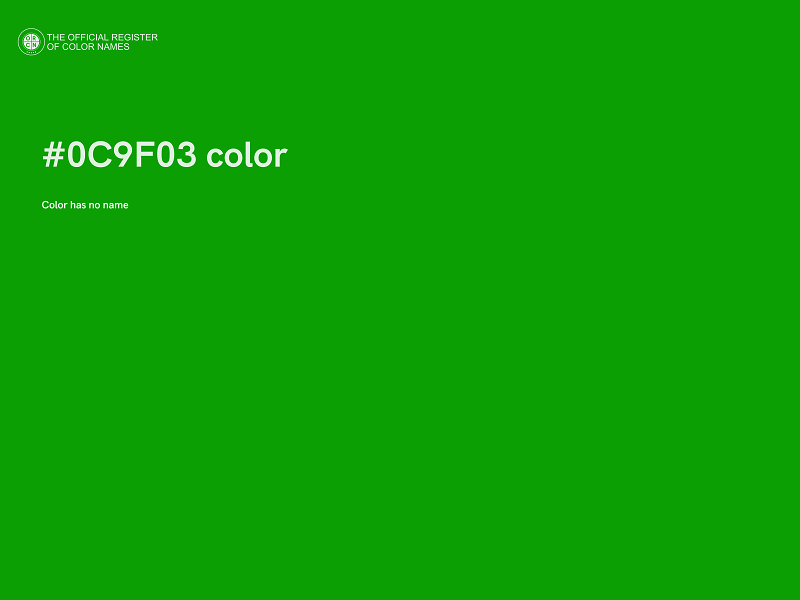 #0C9F03 color image