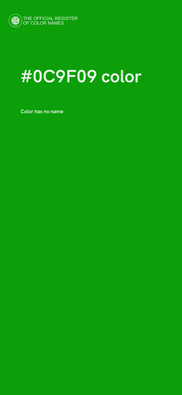 #0C9F09 color image