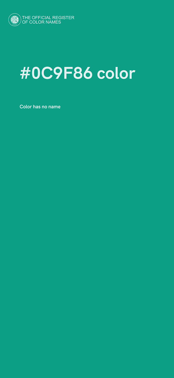 #0C9F86 color image