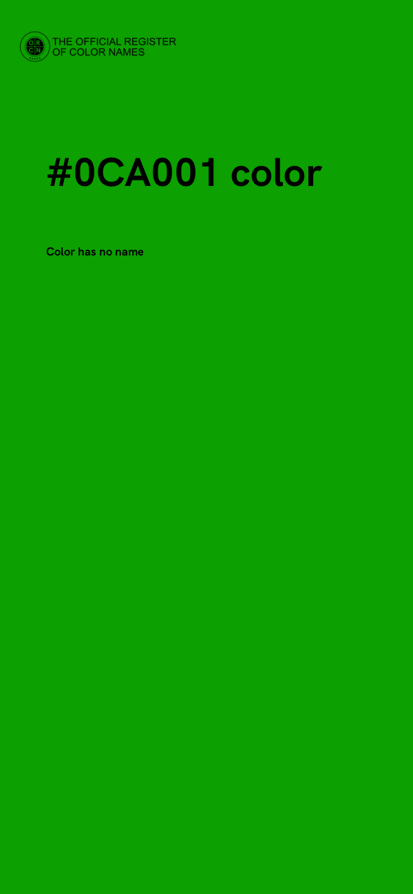 #0CA001 color image