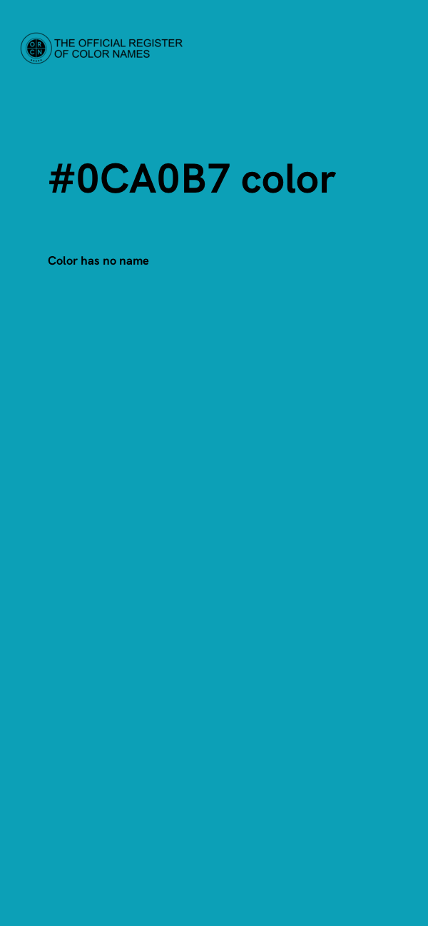#0CA0B7 color image