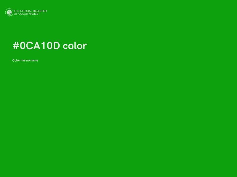 #0CA10D color image