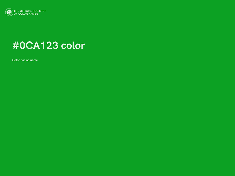 #0CA123 color image