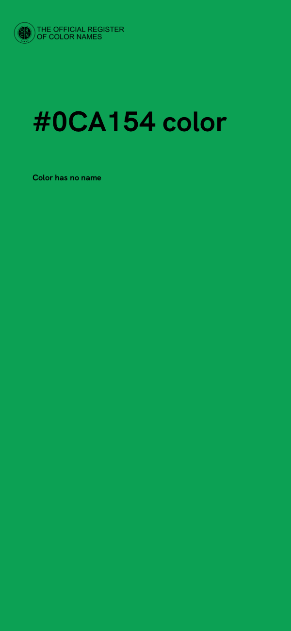 #0CA154 color image