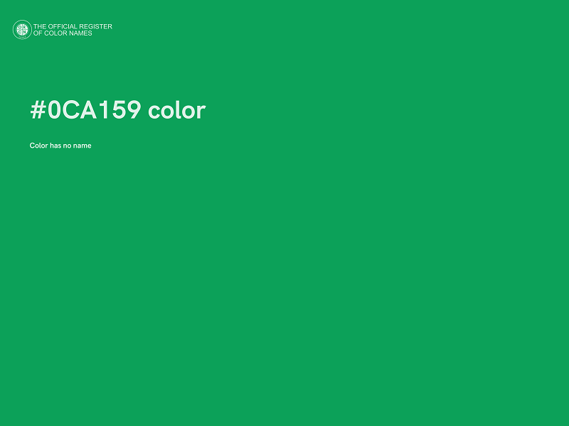 #0CA159 color image