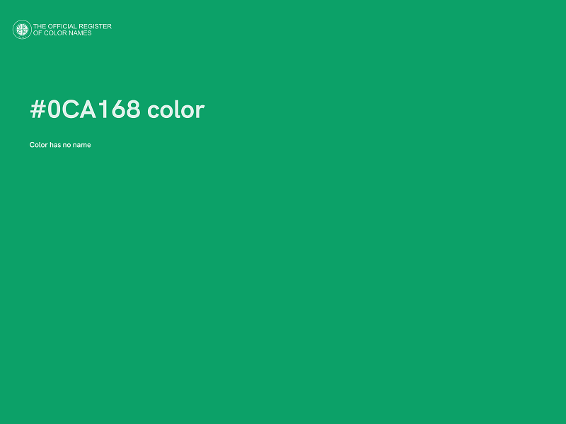 #0CA168 color image