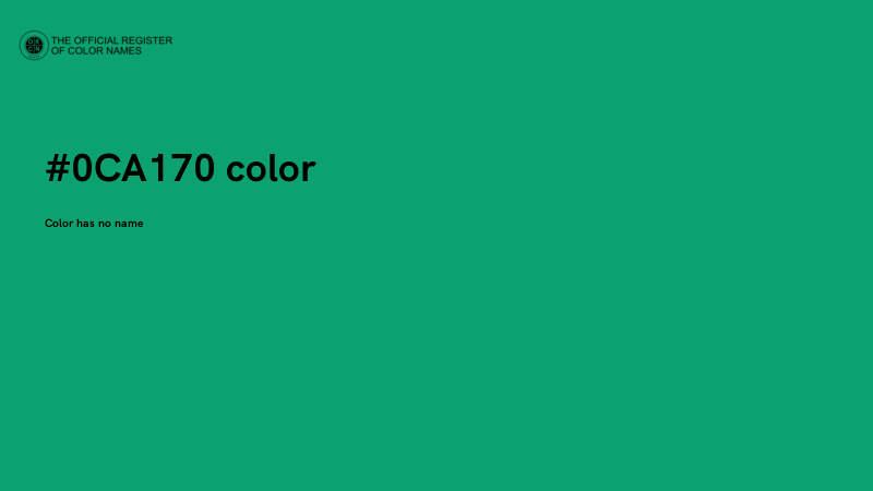 #0CA170 color image