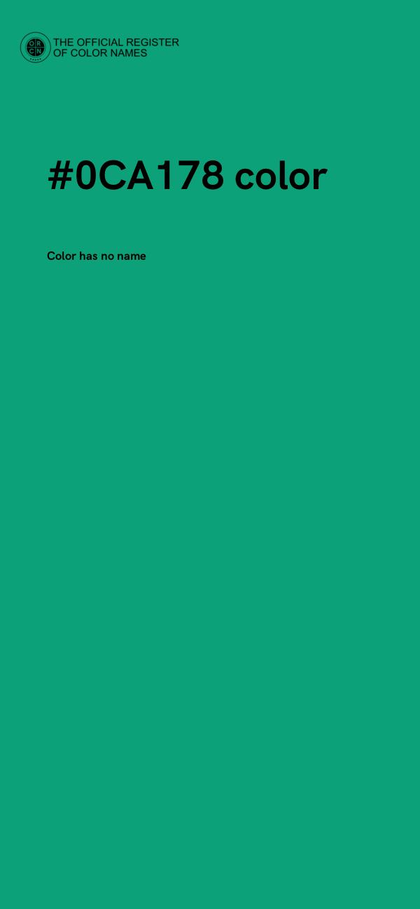#0CA178 color image