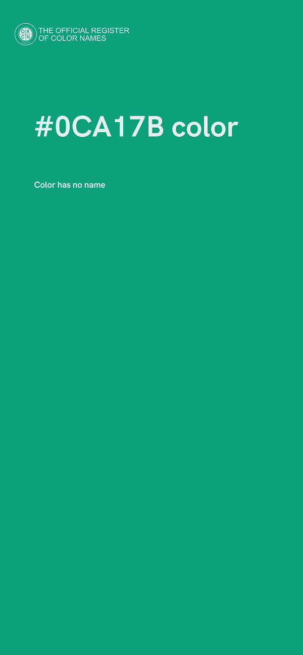 #0CA17B color image