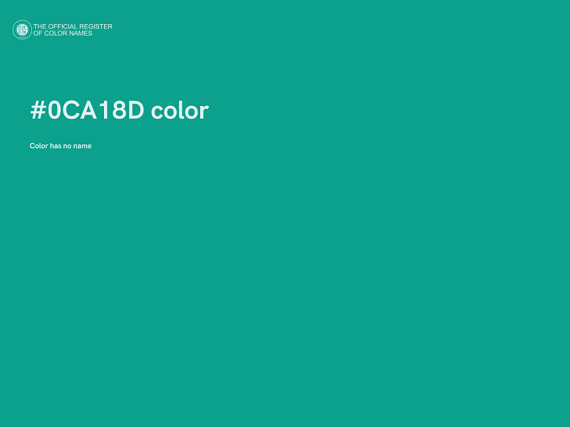 #0CA18D color image