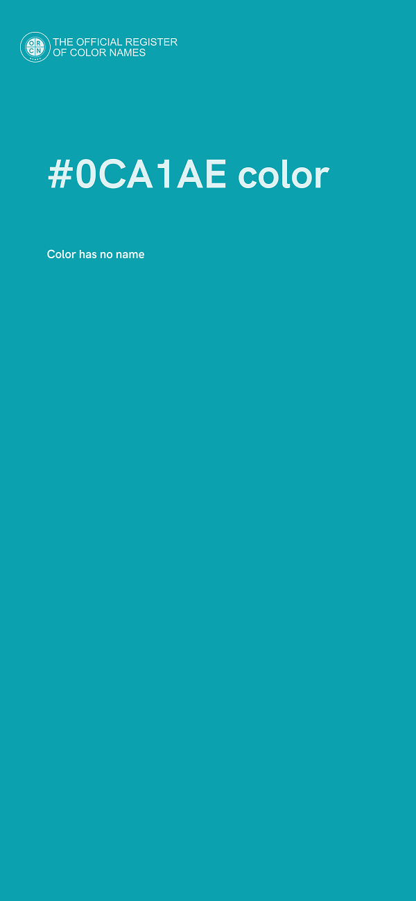 #0CA1AE color image
