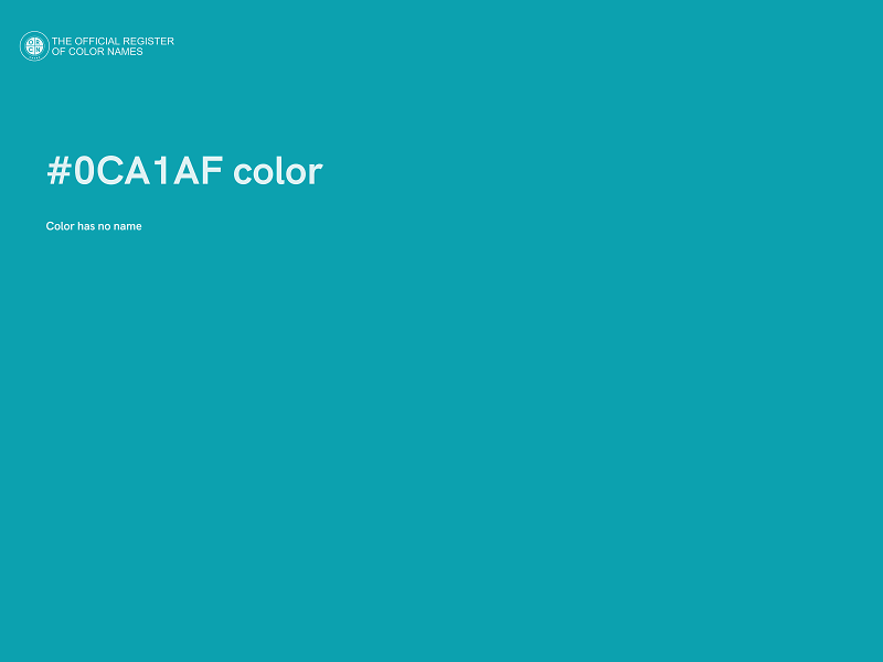#0CA1AF color image