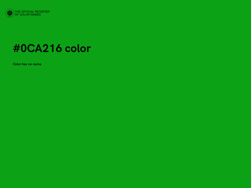 #0CA216 color image