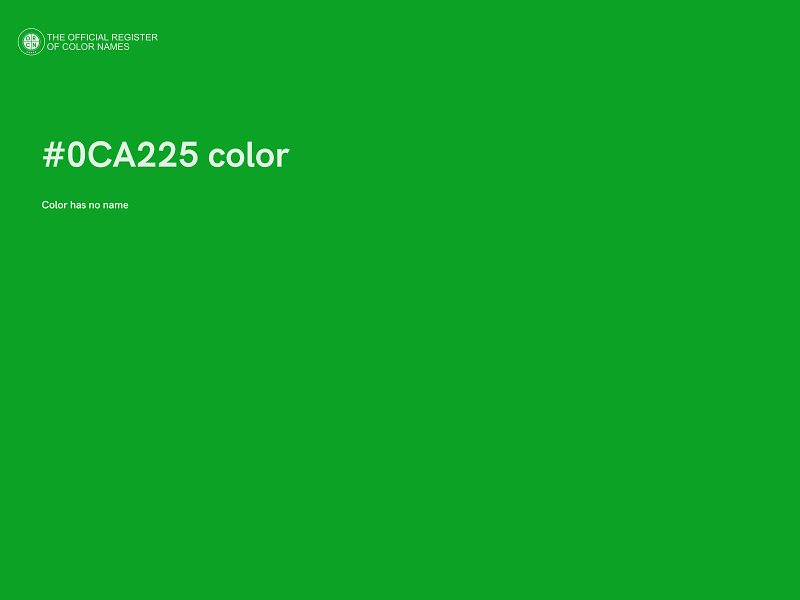 #0CA225 color image