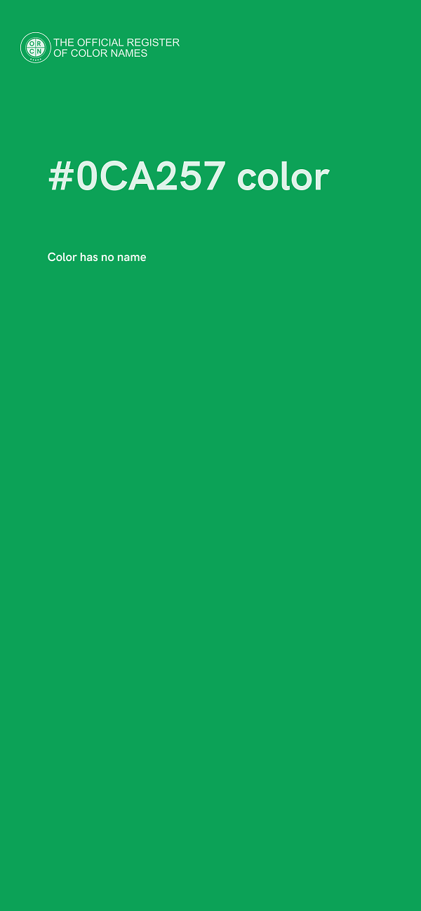#0CA257 color image