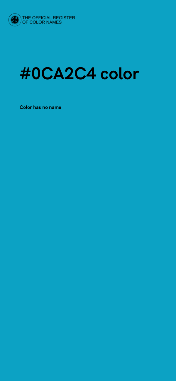 #0CA2C4 color image