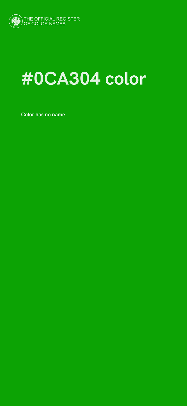 #0CA304 color image