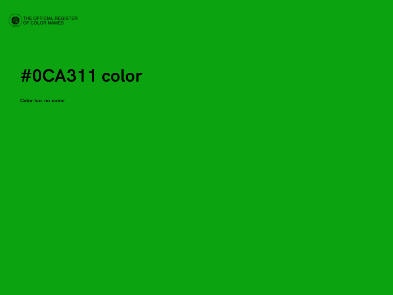 #0CA311 color image