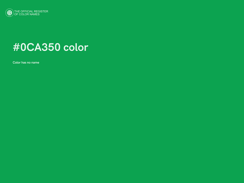 #0CA350 color image