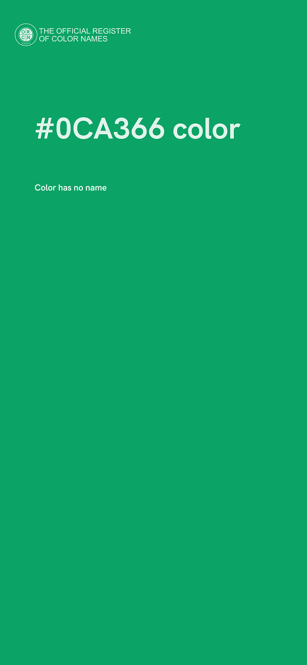 #0CA366 color image