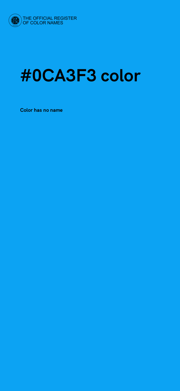 #0CA3F3 color image
