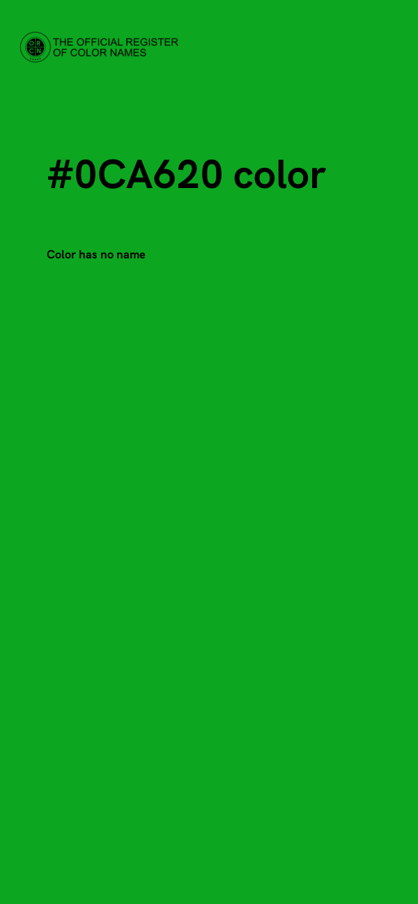 #0CA620 color image