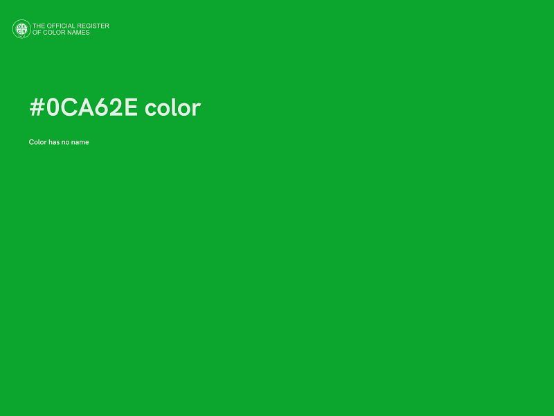 #0CA62E color image