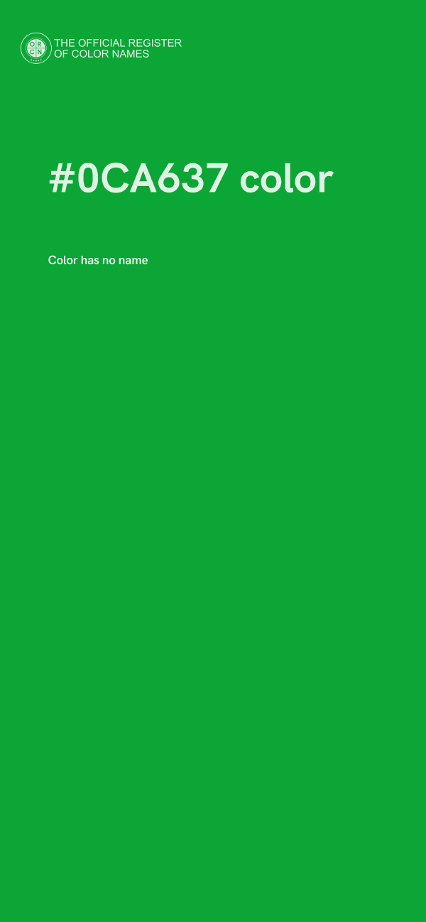 #0CA637 color image