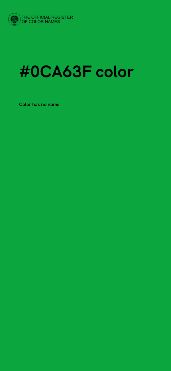 #0CA63F color image