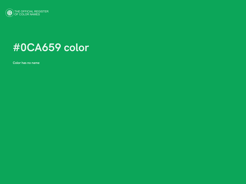 #0CA659 color image
