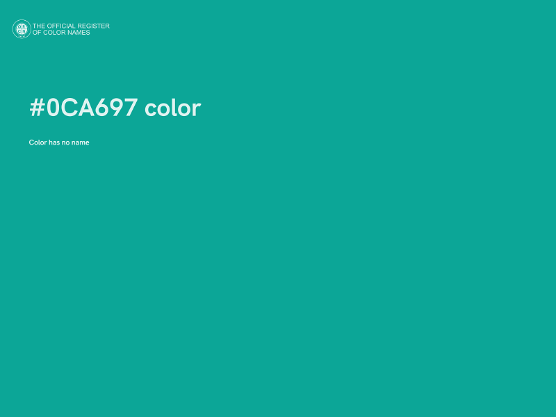 #0CA697 color image