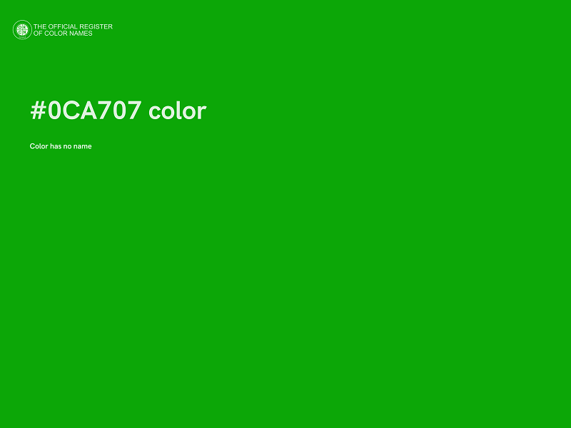 #0CA707 color image