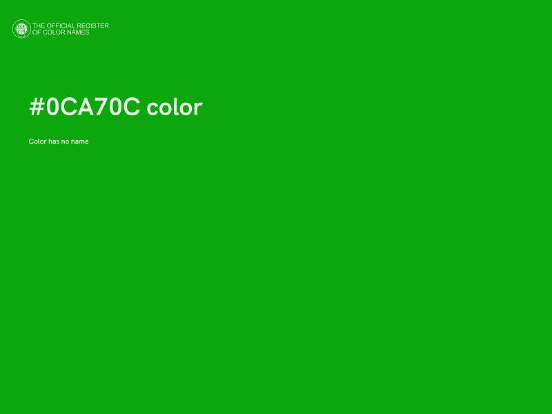 #0CA70C color image