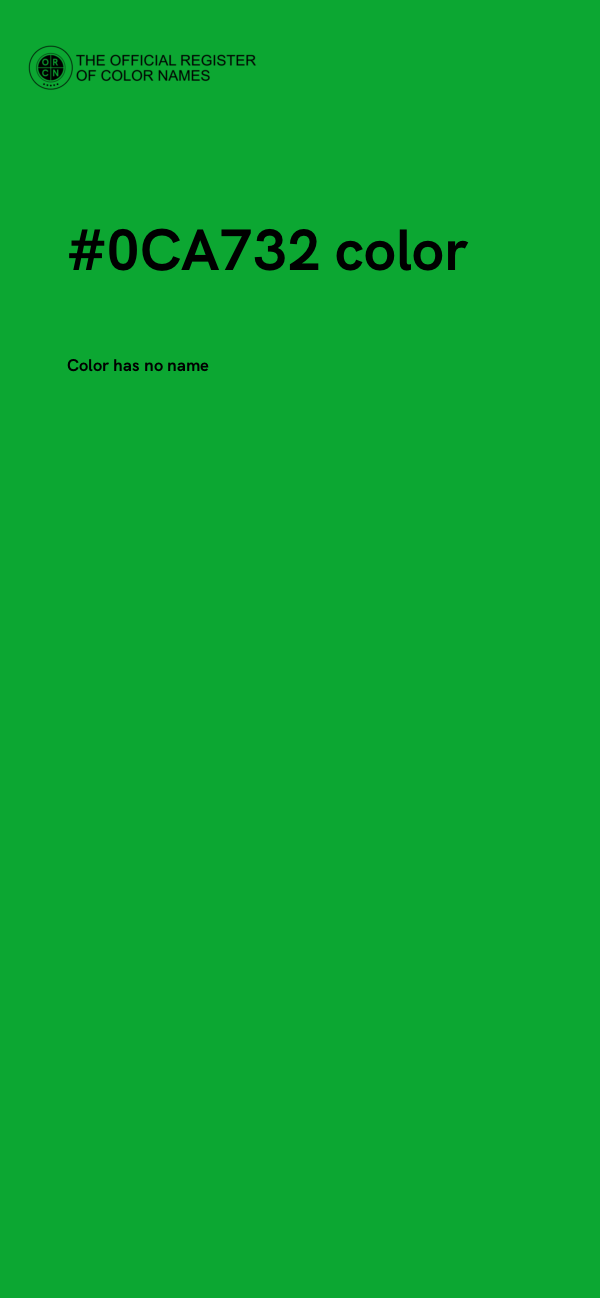 #0CA732 color image