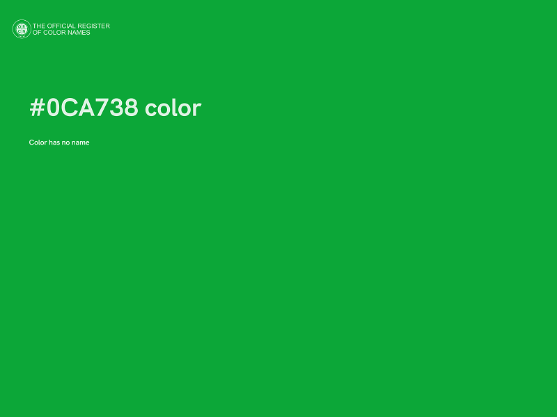 #0CA738 color image