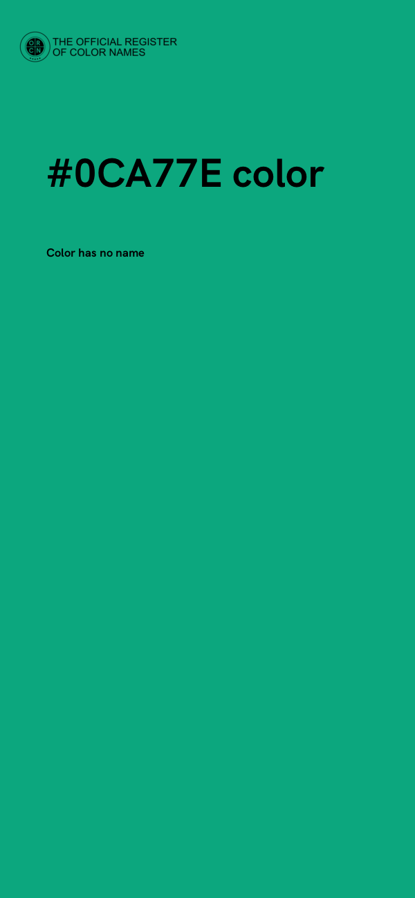 #0CA77E color image