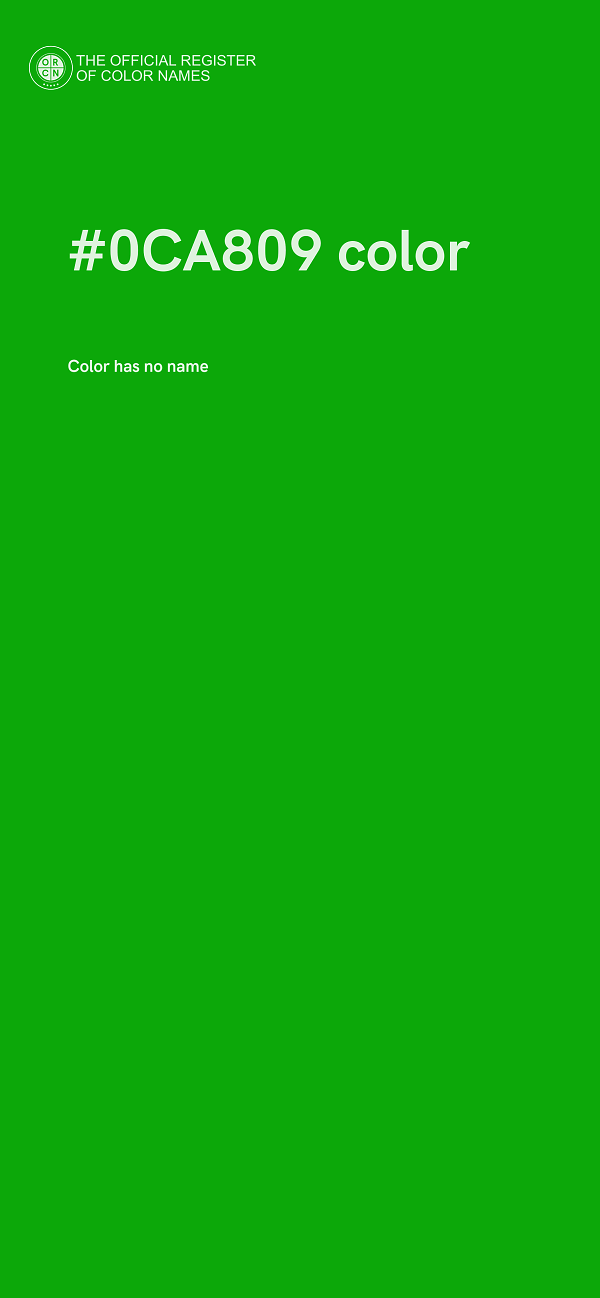 #0CA809 color image