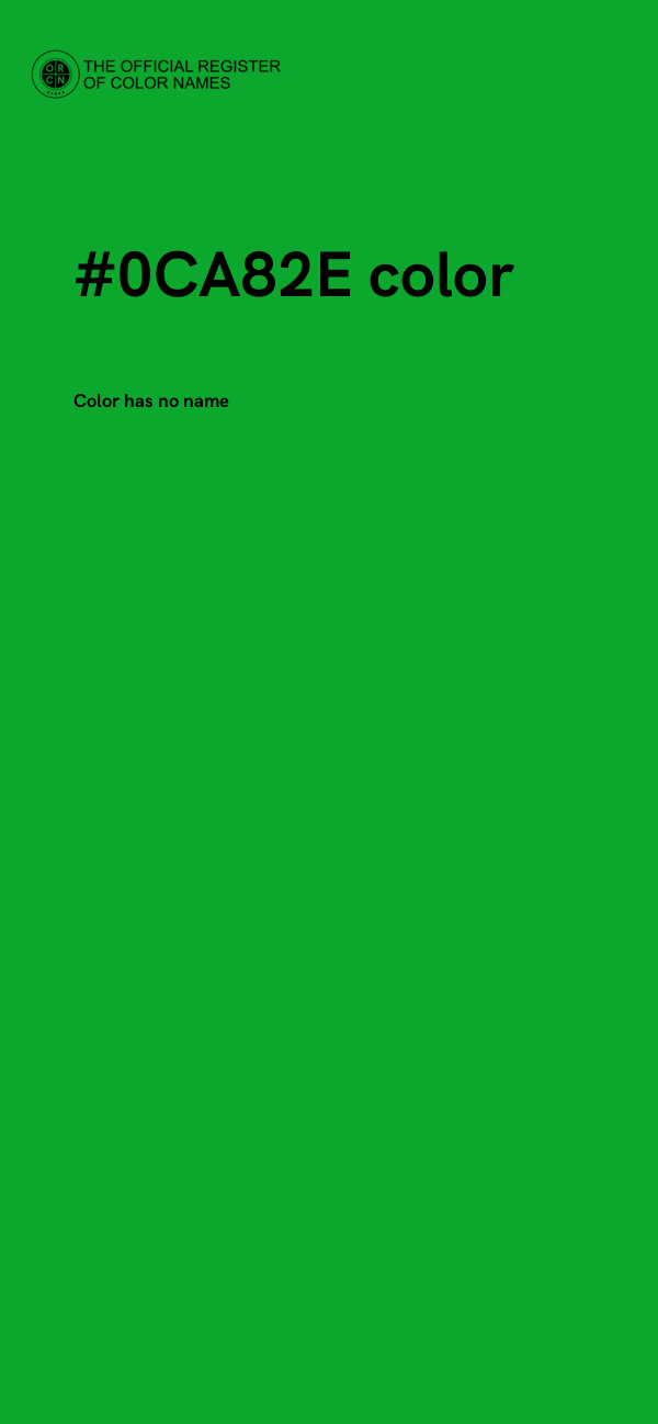 #0CA82E color image