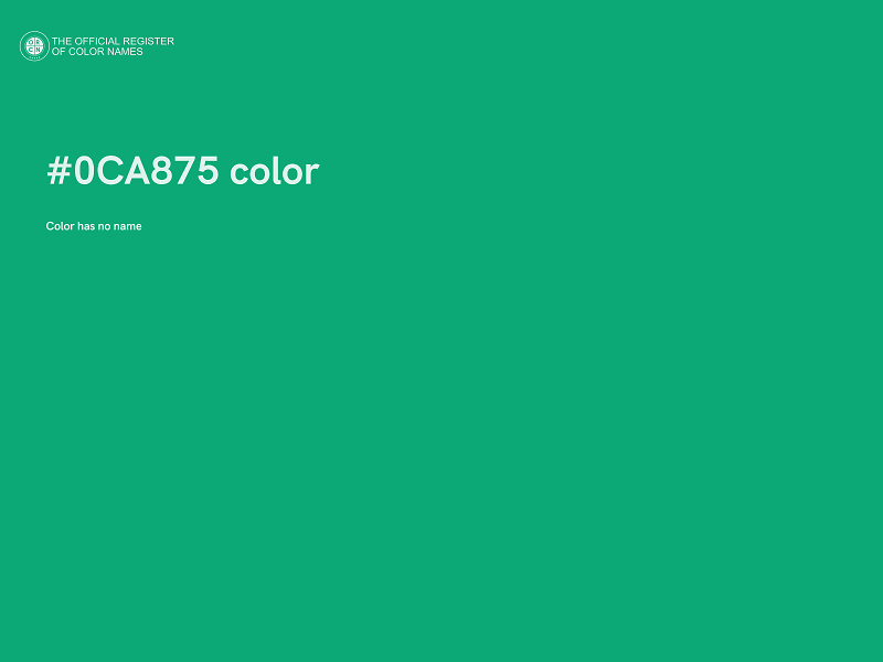#0CA875 color image
