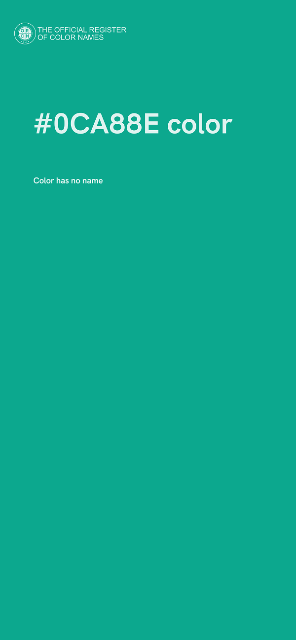 #0CA88E color image