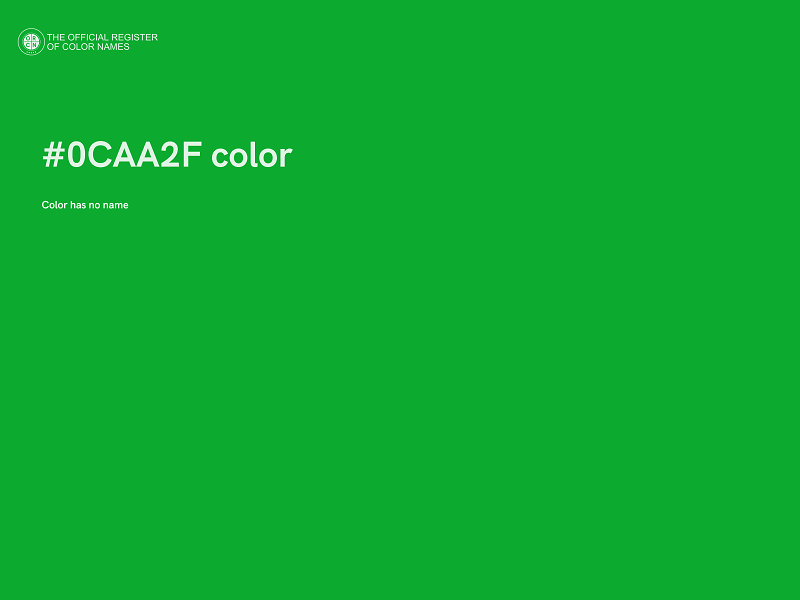 #0CAA2F color image