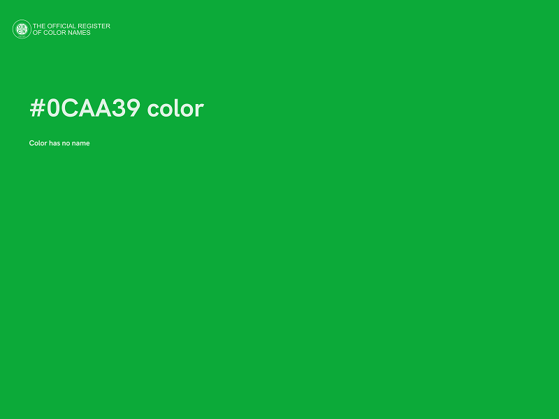 #0CAA39 color image